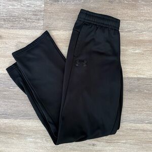 Under Armour Black Track Pants - Boys